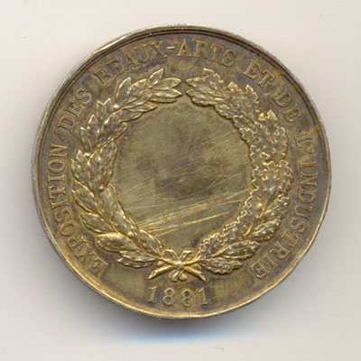 Ville de Tours, medaille argent/silver medal