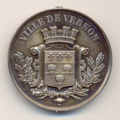 Ville de Vernon, medaille argent/silver medal