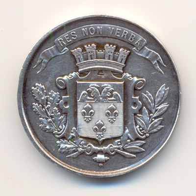 Ville de Versailles, medaille argent/silver medal