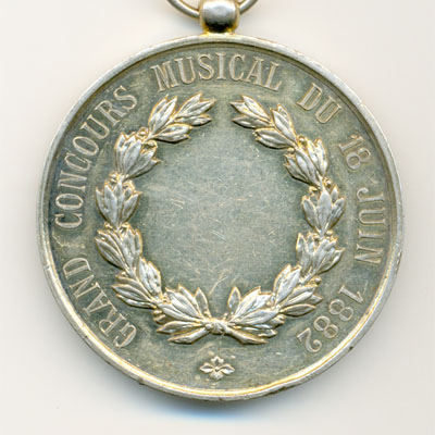 Ville de Vincennes, medaille argent/silver medal