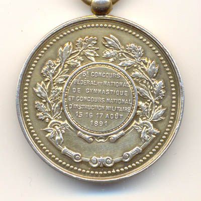 Ville de Voiron, medaille argent/silver medal